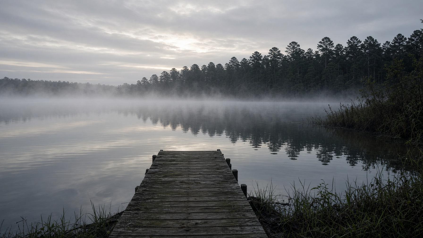 Snakebite Lake at first light